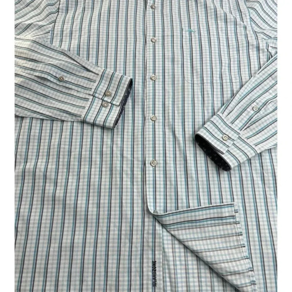Tommy Bahama IslandZone Stripe Button Down Shirt in Men's XL - Picture 3 of 11